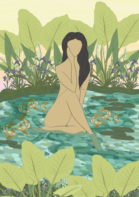 Koi Woman