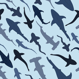Ocean Predators | Seamless Pattern