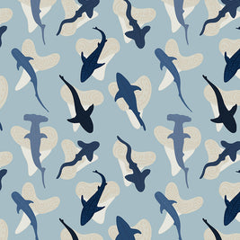 Sharks In Abundance | Seamless Pattern